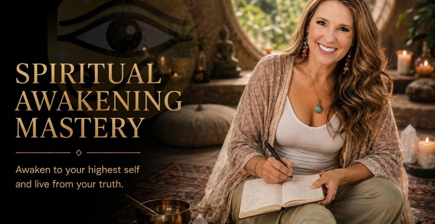 Spiritual Awakening Mastery course cover from the Soulful Evolution Classroom